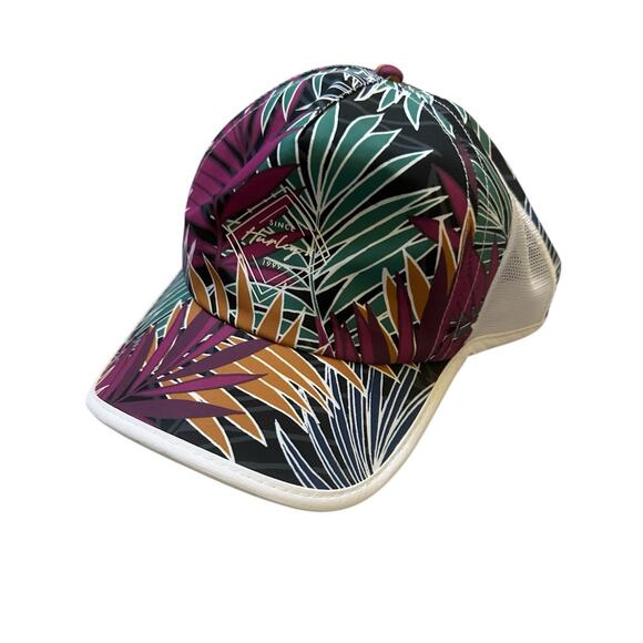 Hurley Quick Dry Cancun Runners Palm Hawaiian Hat - Picture 1 of 12